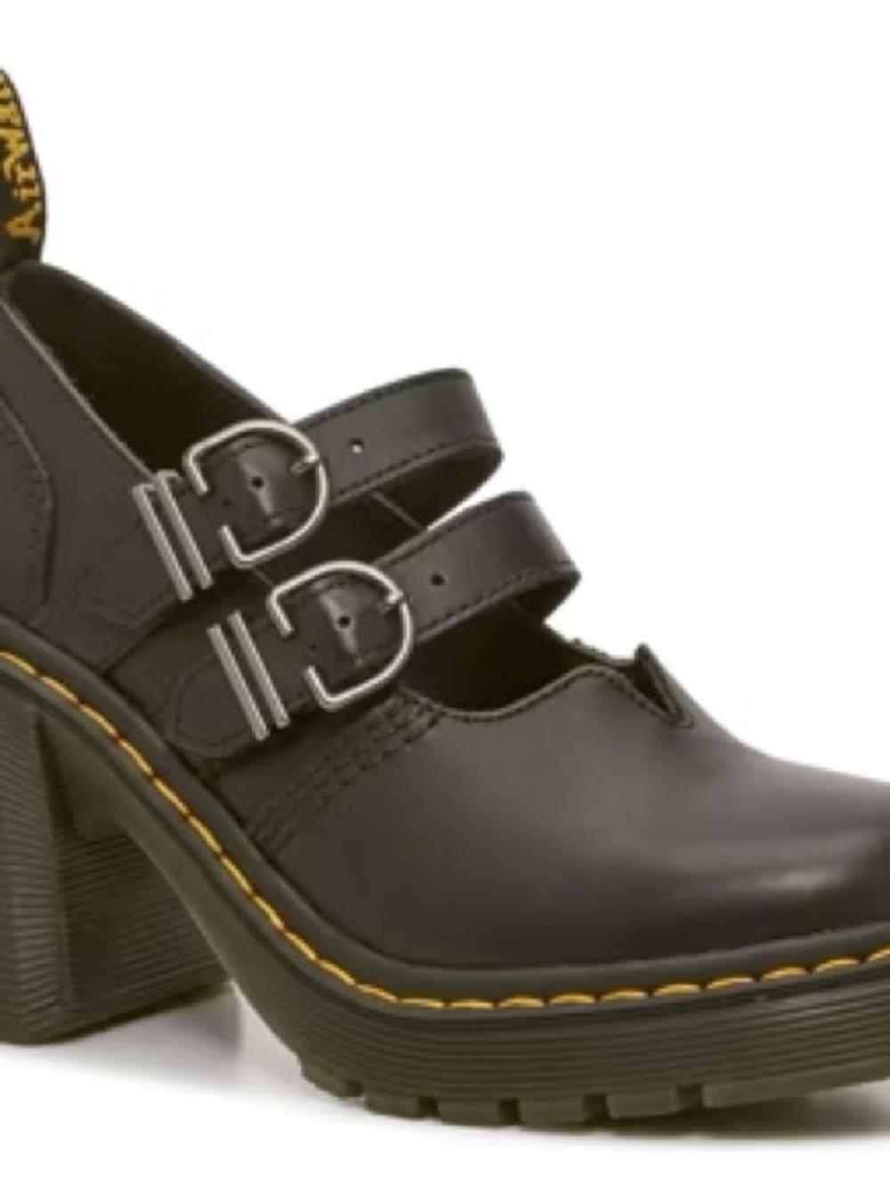 Dr. Martens Eviee Mary Jane Double-Buckle Platform Heels